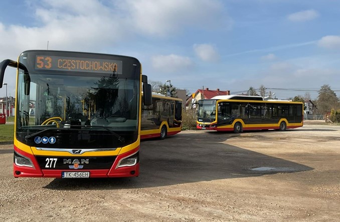 Mpk Kielce Z Nowymi Autobusami Man Transport Publiczny