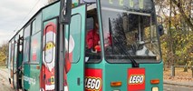 Świąteczny tramwaj LEGO na warszawskich torach