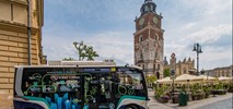 Miniautobus elektryczny King Long na testach w Krakowie 