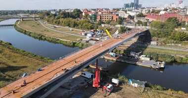 Kolejny raport z budowy Mostów Berdychowskich w Poznaniu