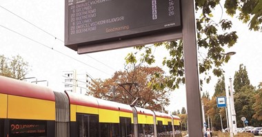 Tramwaje Warszawskie stawiają nowe tablice SIP