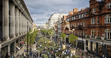 Londyn z planem przekształcenia Oxford Street w deptak