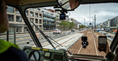 Pierwszy tramwaj dotarł do Miasteczka Wilanów