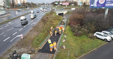 Poznań. Ostatnie prace przy odcinku "rowerowej" Pestki