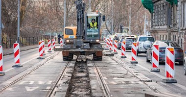 Wrocław ruszył z remontem torów na Podwalu  