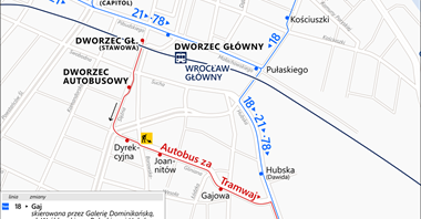 Awaryjna naprawa torów we Wrocławiu