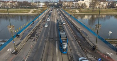 Kraków zamyka ważny most. Jak pojadą tramwaje?