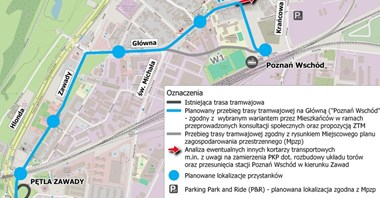 Poznań. Tramwaj na Główną szuka swojego końca