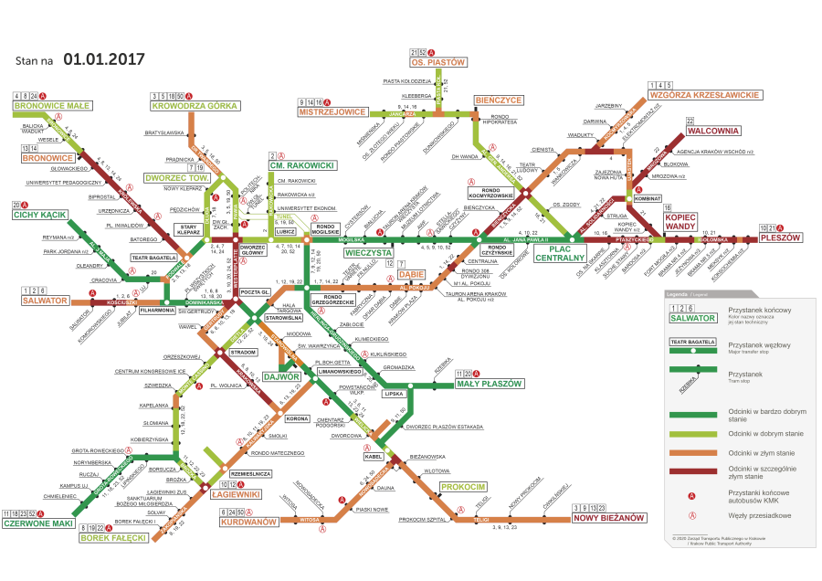 ul ptaszyckiego kraków mapa Kraków chwali się poprawą stanu torowisk tramwajowych   Transport 